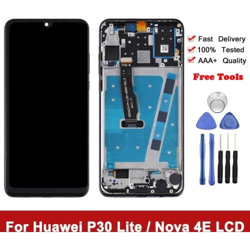 Screen For Huawei P30 Lite LCD Display Digitizer Assembly Touch Screen Display For Huawei Nova 4e LCD Replacement Parts MAR-LX1