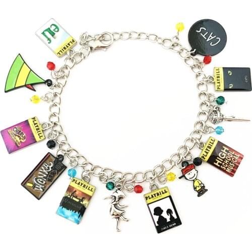 FANTASY UNIVERSE Freeshipping 20pcs Broadway Charm Bracelet HRHRAAD02