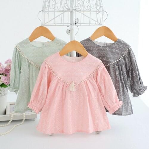 Idea fish Baby Girls Dresses spring party Dresses for 0-2 years baby girls clothes infant princess tassel dress 0-2Y