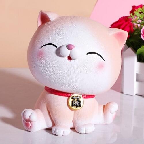 Play Heart Cat Cute Dog Piggy Bank Piggy Bank