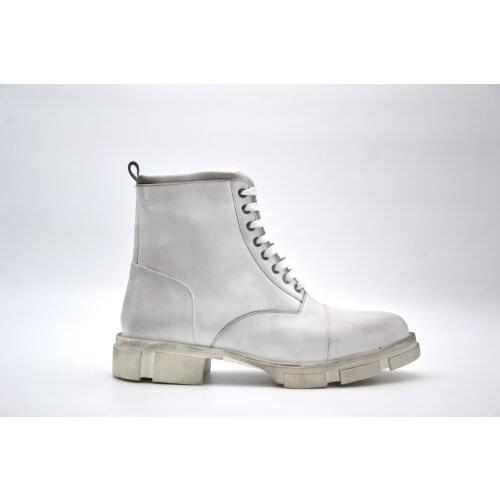 Mens Casual Boots Winter Men Casual Boots Leather Boots Daily Shoes