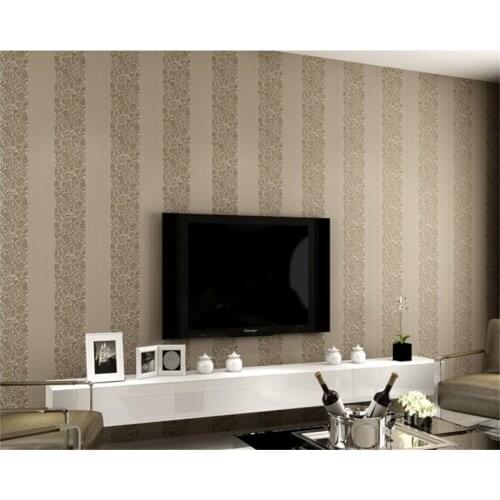 Beibehang papel de parede Modern simple pure color vertical stripes non-woven wallpaper hudas beauty wall papers home decor
