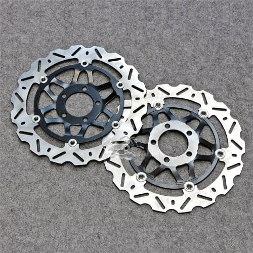 Floating Front Brake Disc Rotor For Motorcycle Kawasaki Ninja ZX-6R 1998-2002 ZX600 636cc