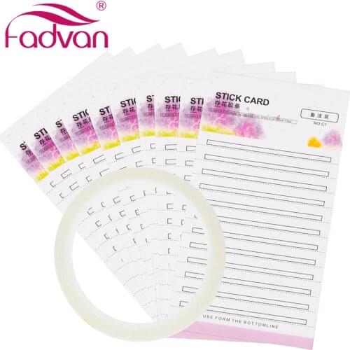 Easy Fanning Eyelash Extensions Pads False Eyelashes Supplier Auto Blooming Lashes Extensions Flower Storage Card