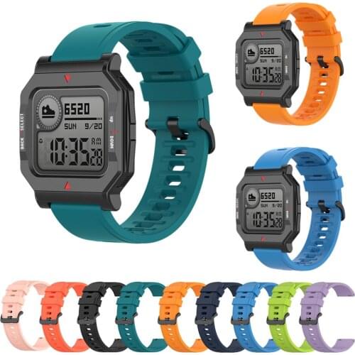 For Xiaomi Amazfit Neo Strap Replacement Watch Band For Huami Amazfit Neo Sports Silicone Wrist Strap Smart Bracelet Accessories