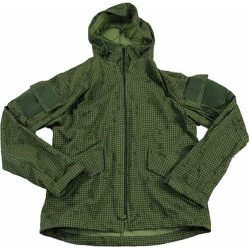 Tactical Hunting Wind Coat Jacket Soft Shell Zipper Desert night camouflage Coat