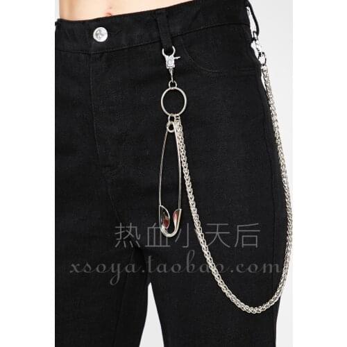 Big pin style titanium steel twist waist chain link