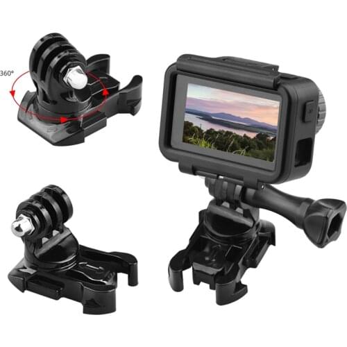 Bicycle Handle Clip Tripod Adapter for GoPro Hero 5 6 7 8 Bar Clamp Mount Clip With 1/4 for DJI Osmo Action Camera Accessory