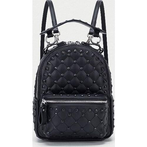 DOODOO Teen Backpack Women Bag Pu Leather Backpacks Travel Multifunctional School Bags 2019 Large Back Pack Shoulder Bag 3 Color