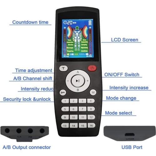 16 Models Electric Tens Muscle Stimulator Ems LED Display Pulse Meridians Physiotherapy Massager Stimulator Electrostimulator