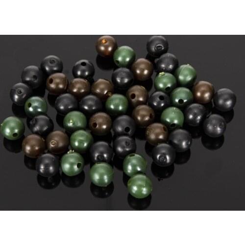 50Pcs Anti-collision Round Fishing Beads for Freshwater