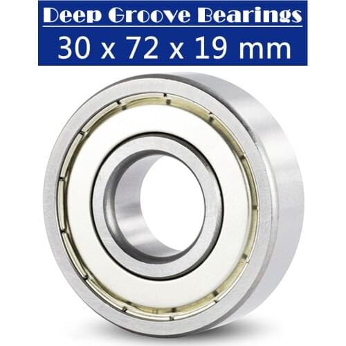 6306ZZ Bearing 30*72*19 mm ABEC-3 ( 1 PC ) For Blower Vacuums Saw Trimmer Deep Groove 6306 Z ZZ Ball Bearings 6306Z