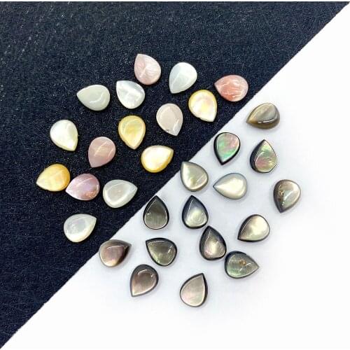 Natural Sea Shell Beads Drop Shape Jewelry Polishing Craft DIY Handmade Necklace Bracelet Earrings Accessories Gift