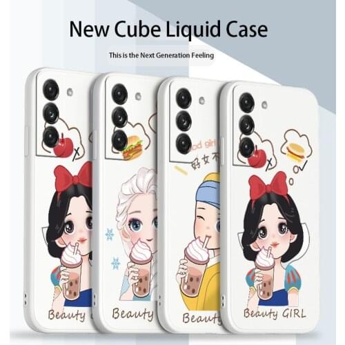 Princess Bow Phone Case For Samsung Galaxy S21 S20 FE S10 Note 20 10 Ultra Plus A72 A52 A42 A32 A71 A51 A41 A31 A21S Cover