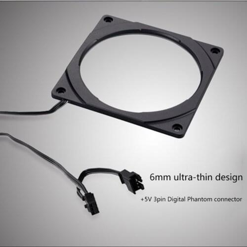 120/140mm RGB Colorful LED Fan Halo Aperture for Synchronous Motherboard Control