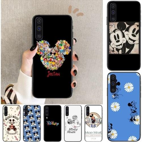 Dinsey mickey love Phone cover hull For SamSung Galaxy S 8 9 10 20 S21 S30 Plus Edge E S20 fe 5G Lite Ultra black soft case
