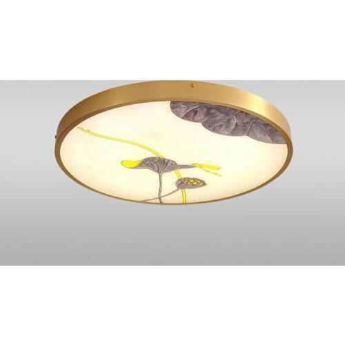 Art Salon Club decoration painting light LED Tiffany Ceiling fixture Bedroom Copper LED light fixtures bedroom furniture