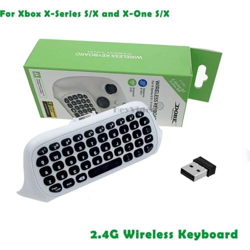 Mini Game Keyboard for Xbox ONE Series S/X with 3.5 mm Headphone Jack Wireless Keyboard for Xbox X-Series S/X Gamepad
