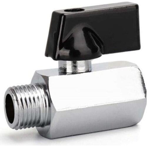 1PC Mini ball valve 1/8" 1/4" 3/8" 1/2" BSP Threaded Female-Female Female-Male Male-Male Air Compressor Water Gas Oil Shut Off