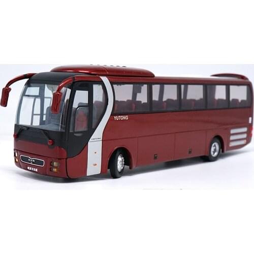 1:42 Diecast Model for Yutong MAN Lions Star Bus Alloy Toy Car Miniature Collection Gifts ZK6120R41