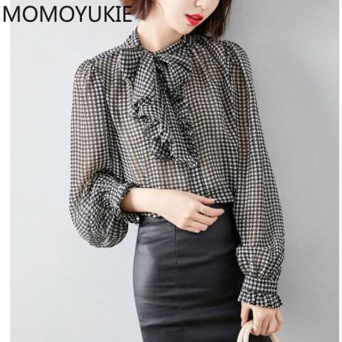 Блузки с бантом Momoyukie China At AliExpress