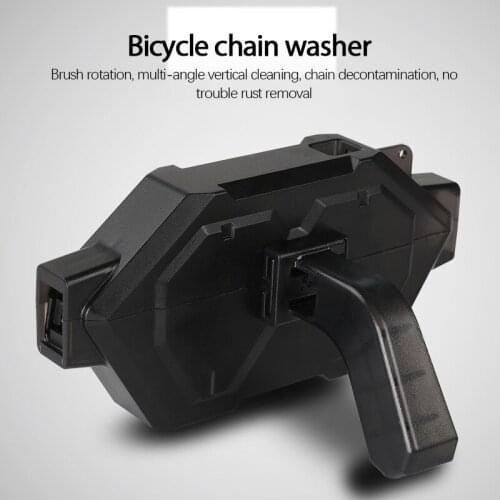 New Bike Chain Washer Bicycle Chain Washer Set Chain Box Mountain Cleaning Portable Practical Cleaning Bike Chain Maintenance
