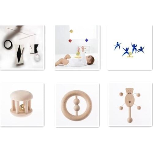 Infant Toys Set Classic Montessori Mobiles and Grasping Toys Visual/ Tactile/Auditory Sense Exercise Early Development Toys