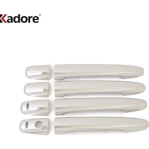 For Mistubishi Outlander 2010 2011 Stainless Steel Side Door Handle Catch Cover Sticker Car Styling Auto Accessories Trim 8pcs