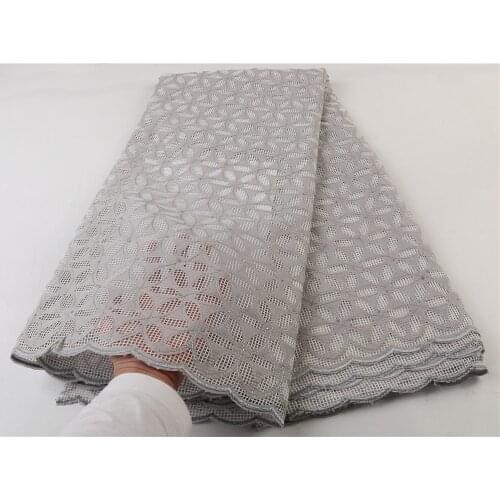 NI.AI New Design Dress Pure Cotton Swiss Voile Lace In Switzerland African Dry Lace Fabric High Quality Nigerian Tulle For Men