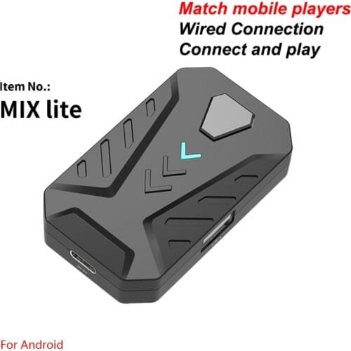 2021 New Portable Mobile Gaming Keyboard Mouse Converter Adapter MIX PRO / MIX LITE Device Tablet Density Shooting Space Saving