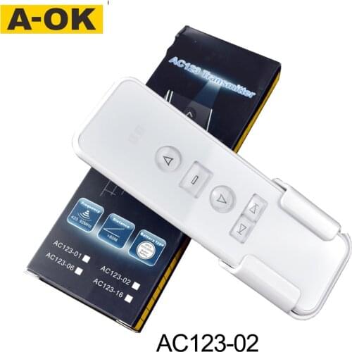 Original Aoke D electric curtain remote controller, multi-channel remote control for AOK curtain motor smart home preferred