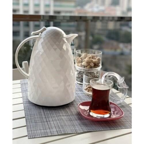 Thermos bottle with handle starry sky large capacity leak proof tea coffee mug acrylic glass 1.5 L thermo bottle jug prisma pa