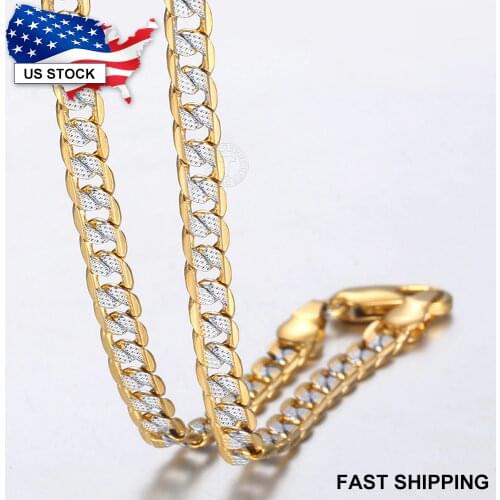 Gold Chain Necklace for Men Women Cuban Link Chains Mens Womens Necklaces Wholesale 2021 Fashion Mens Woman Jewelry LGN64