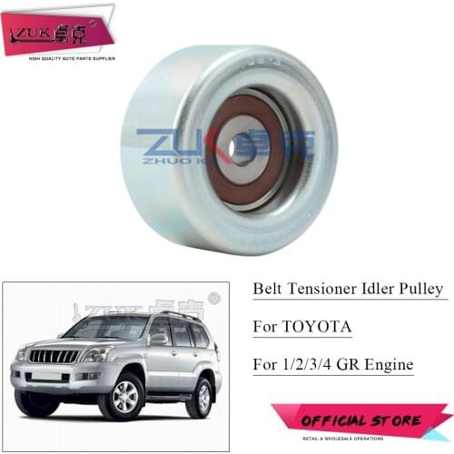 ZUK For 1/2/3/4GR V6 Engine Alternator Drive Belt Pulley For TOYOTA For Land Cruiser/Prado 4Runner Highlander For Lexus ES 250