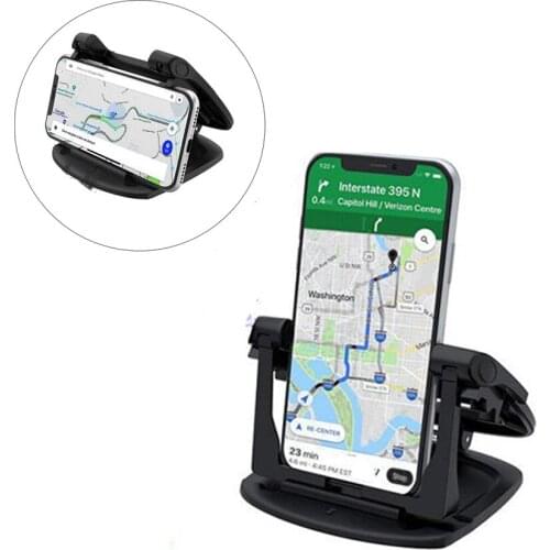 1pcs Car Cell Phone Holder 360 Degree Rotatable Dashboard Phones Vertically/Horizontally for iPhone 7 6 6s X XR XS Max 8 Plus