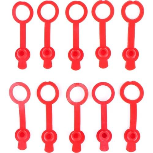 10Pcs Hot New DC power Waterproof Cap For DC-022 DC-025 Jack Charging Socket Connectors Red