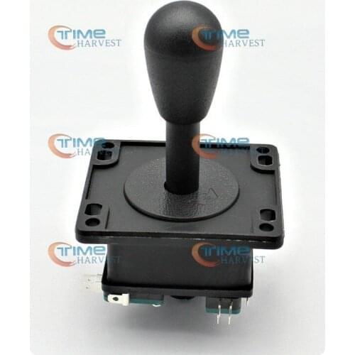 4pcs Amercian Joystick 8 way operation black Joystick with 4 microswitches Arcade game machine accessories for game cabinet