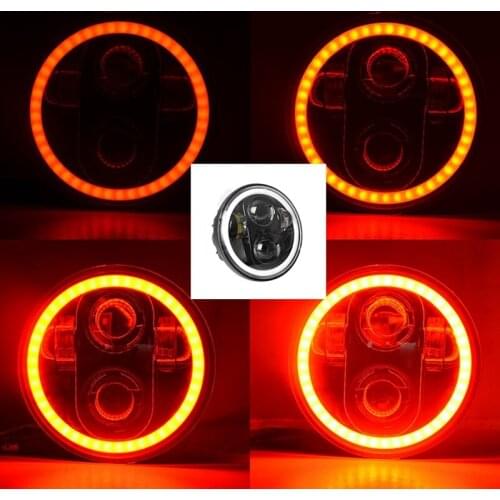 Undoeve Moto accessories Bluetooth RGB Multi-Color 5.75 Inch 40w LED Light Projector Headlight For Motorcycles