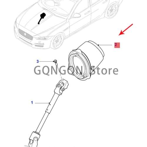 CAR sealing sleeve 2015 -2021Jag ua rxe xf sealing sleeve sealing strip rubber strip engine water pipe sleeve