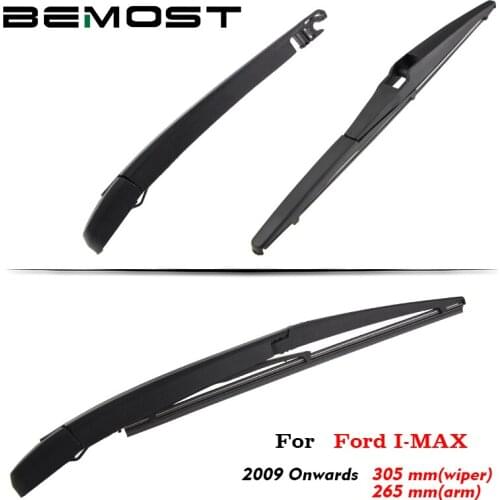 BEMOST Car Rear Wiper Arm Blade Natural Rubber For Ford I-Max 305mm Hatchback 2009 2010 2011 2012 2013 2014 2015 2016 2017 2018