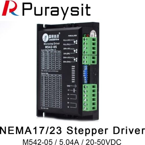 M542-05 Leadshine NEMA17 NEMA23 2phase stepper motor driver 36VDC 4.2A CNC Router