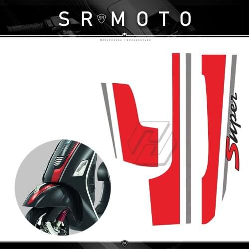 Motorcycle Decals Kit Case for Vespa GTS 300 Super 2008-2018 and GTV GTS 250 300 300ie