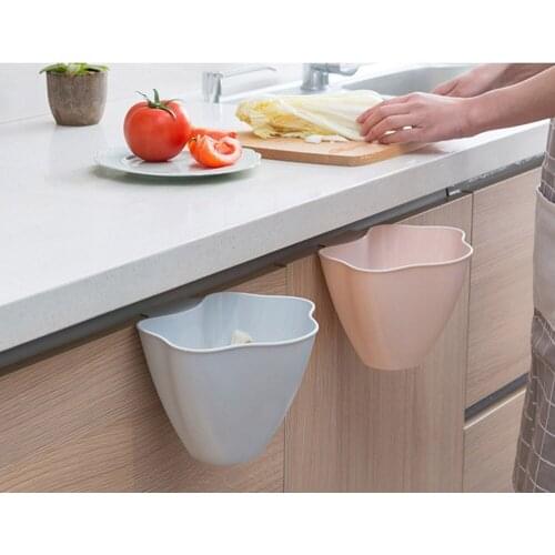 New Kitchen Cabinet Door Hanging Trash Garbage Bin Can Rubbish Container Trash Can Household Tool Waste Bins Kitchen Accessorie