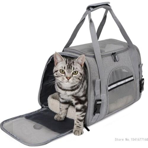 Dog Carrier Bags Portable Pet Cat Dog Backpack Breathable Cat Carrier Bag Airline Approved Transport Carrying For Cats Small Dog