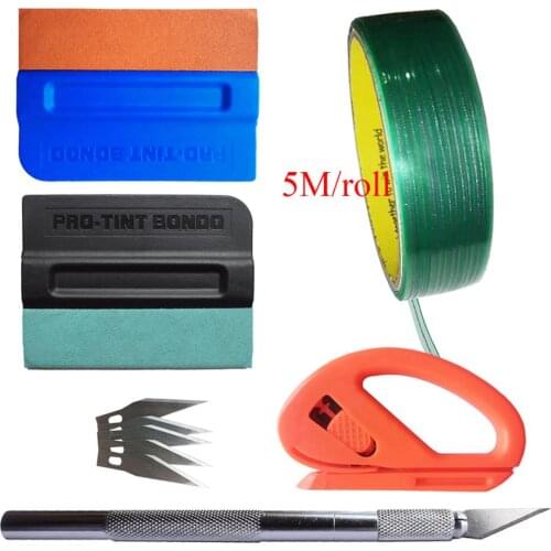 Precision Craft Hobby Utility Knife Curved Edge Blades Magnet Squeegee Knifeless Tape Finish Design Line Vinyl Warp Cutting K113