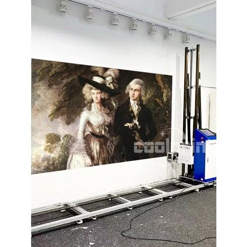 High Resolution 3D 5D Effect Outdoor Vertical Wall Printer Machine Inkjet Wall Printing Machine