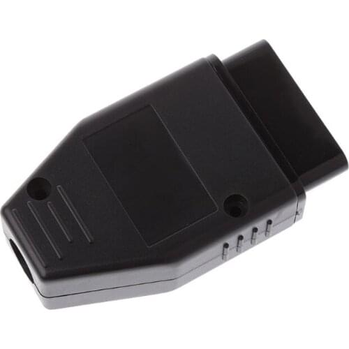 Universal OBD2 16Pin Male Connector Plug Wiring Car Auto Diagnostic Tool QW