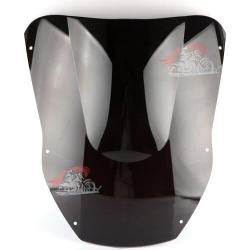 ABS Black Smoke Racing Windscreen Windshields For Kawasaki Ninja ZX12R 2000-2001