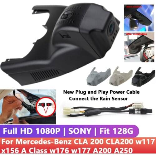 HD 1080P Plug and play Car Camera dash cam For Mercedes-Benz CLA 200 CLA200 w117 x156 A Class w176 w177 A200 A250 By APP Control