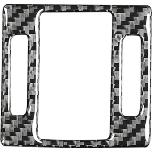 Carbon Fiber Inner Warning Light Lamp Switch Cover Trim for - A6 2012 2013 2014 2015 2016 2017 2018